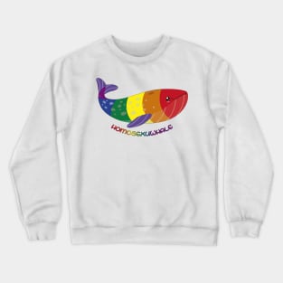 HomosexuWHALE Crewneck Sweatshirt